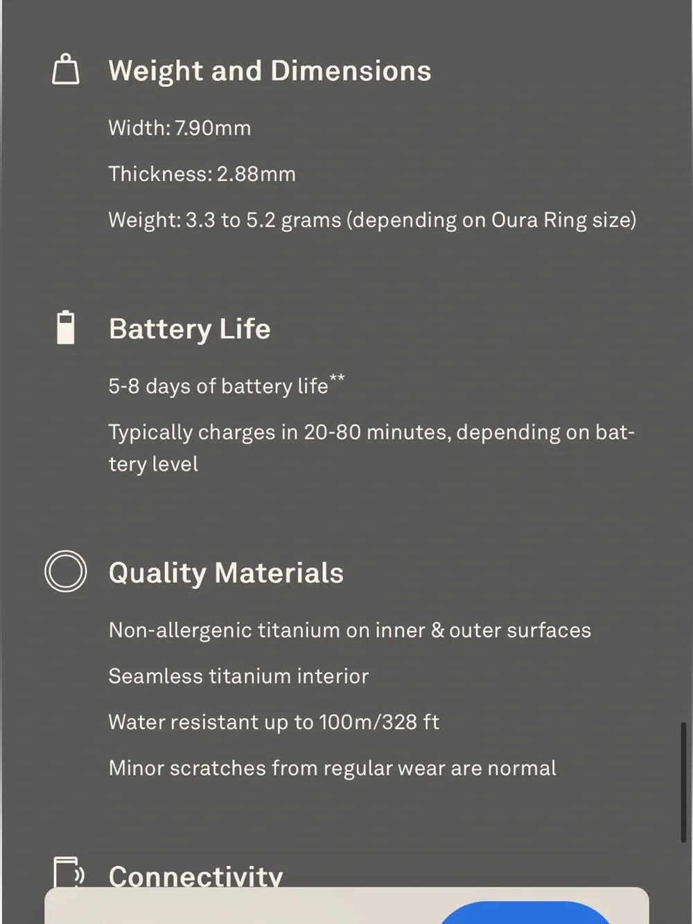 Oura Ring 4, Size 10, Gold - BRAND NEW WITHOUT BOX
